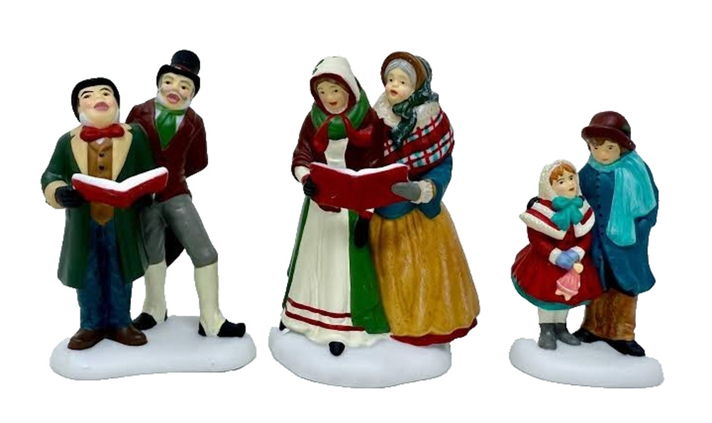 Department 56 Heritage Village Christmas Carolers Set of 3 Figurines #56.58631